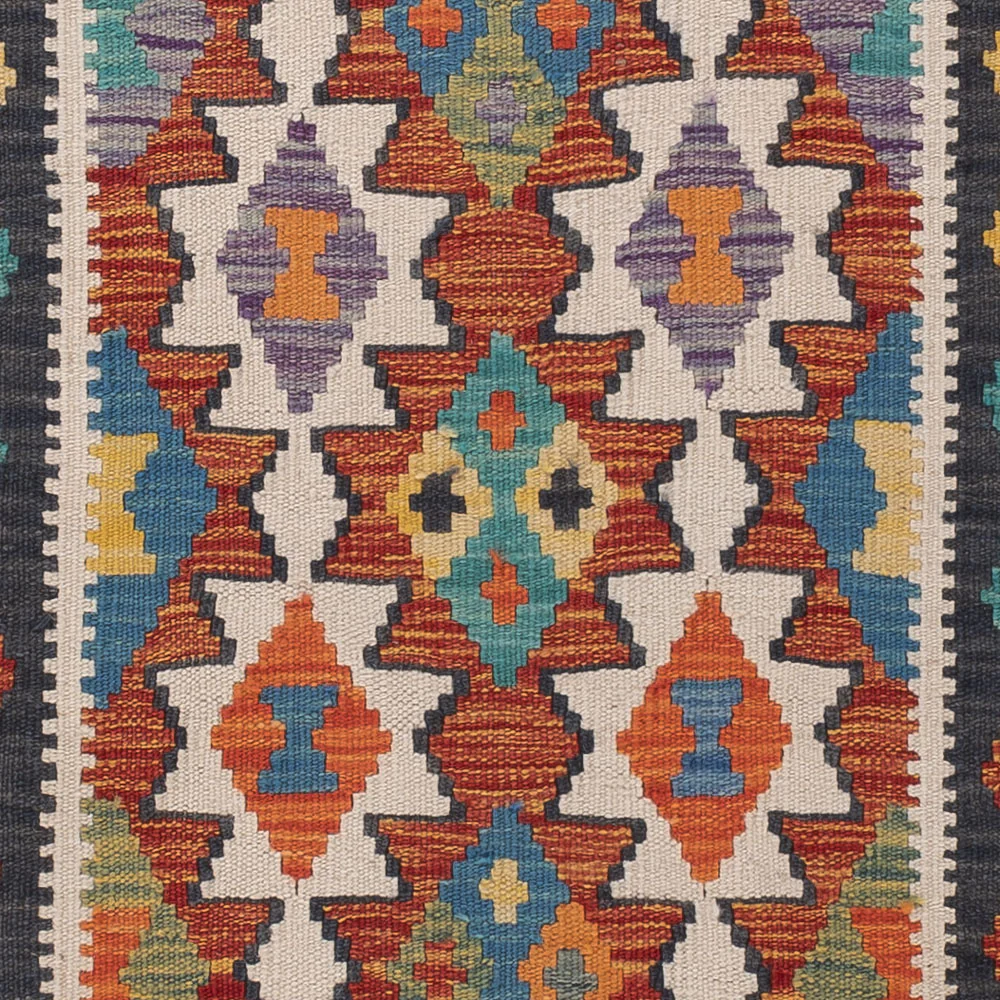 Kelim Maimene Teppich 200x62cm - Image 2