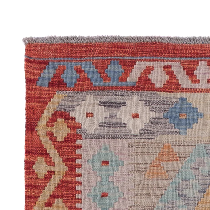 Kelim Maimene Teppich 246x83cm - Image 3