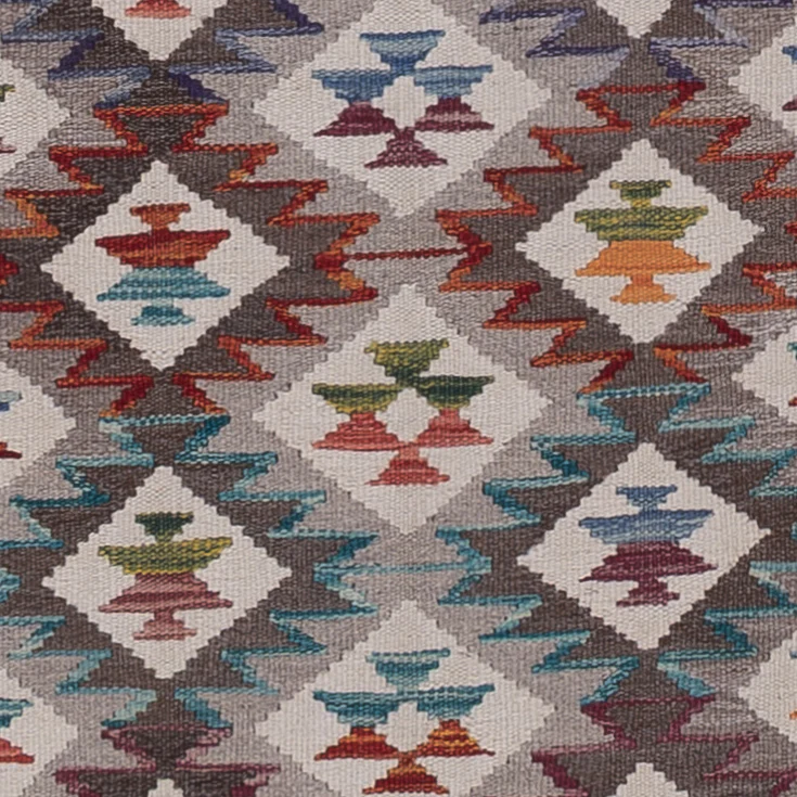 Kelim Maimene Teppich 249x84cm - Image 2