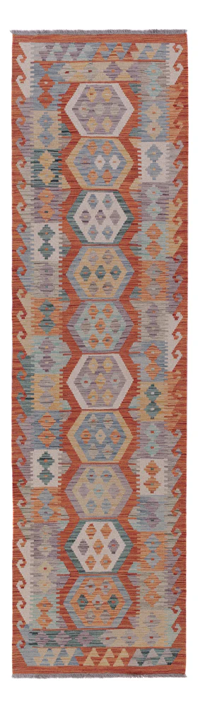 Kelim Maimene Teppich 297x79cm