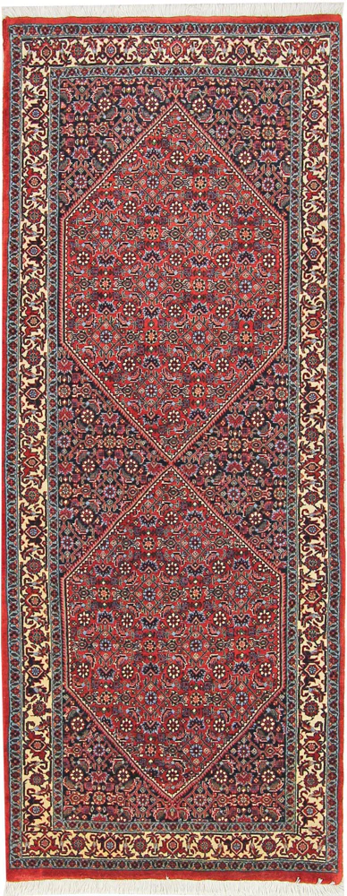 Läufer Perser - Bidjar - 200 x 78 cm - rost