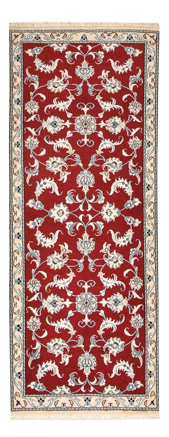 Läufer Perser - Nain - 198 x 77 cm - rot