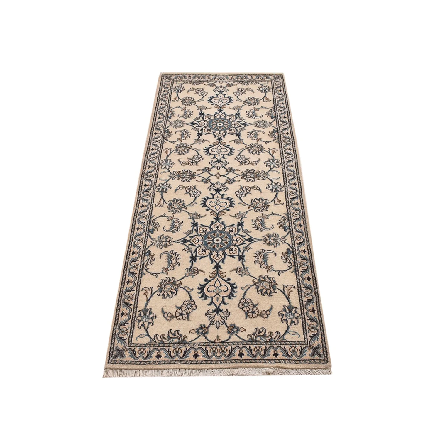Läufer Perser - Nain - 201 x 77 cm - beige - Image 5