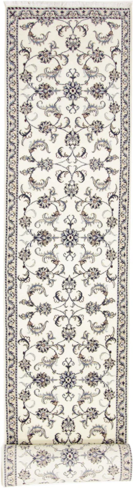 Läufer Perser - Nain - 380 x 80 cm - creme