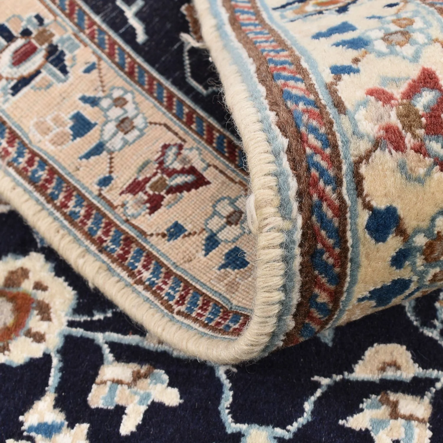 Läufer Perser - Nain - Royal - 180 x 68 cm - dunkelblau - Image 4