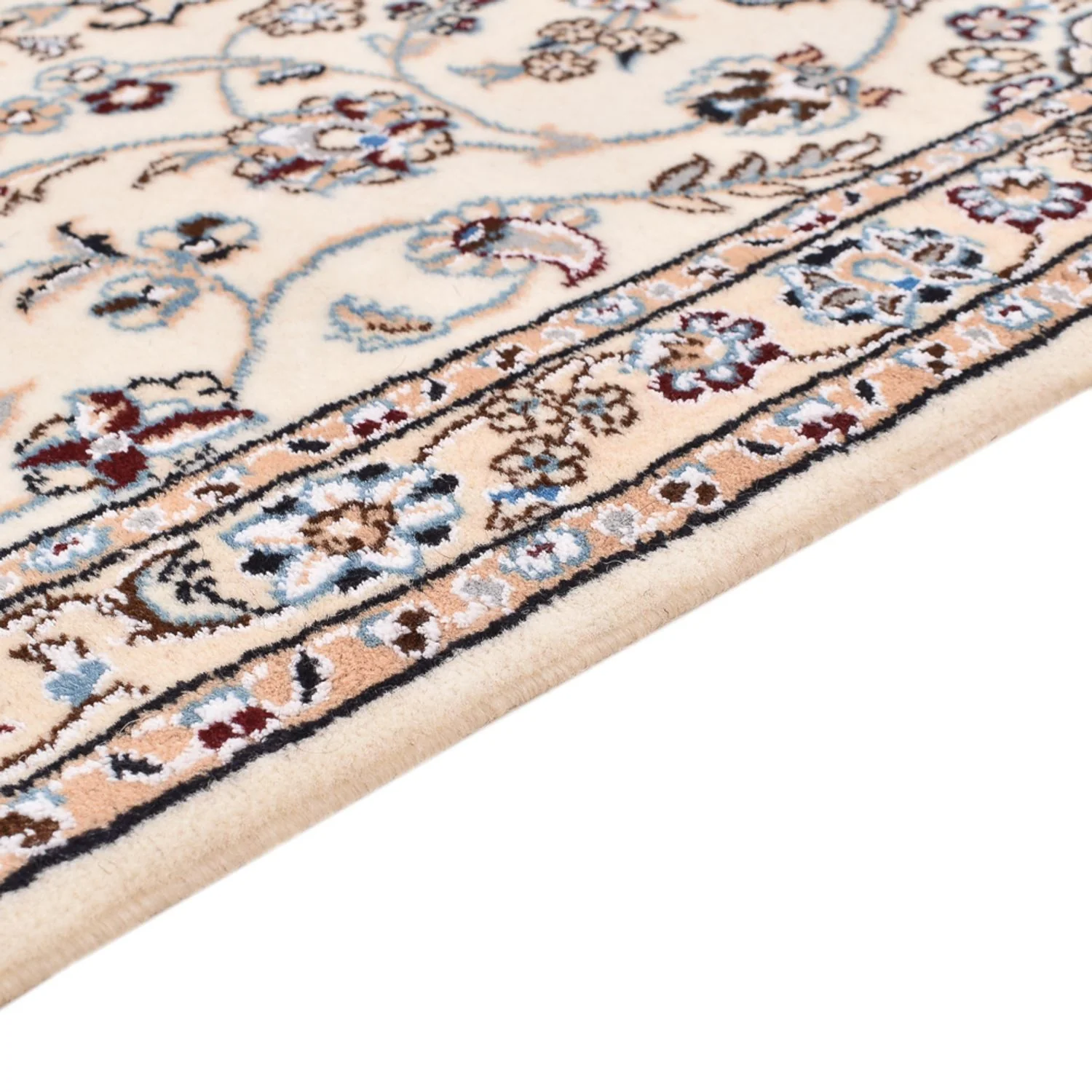 Läufer Perser - Nain - Royal - 225 x 70 cm - weiß - Image 3