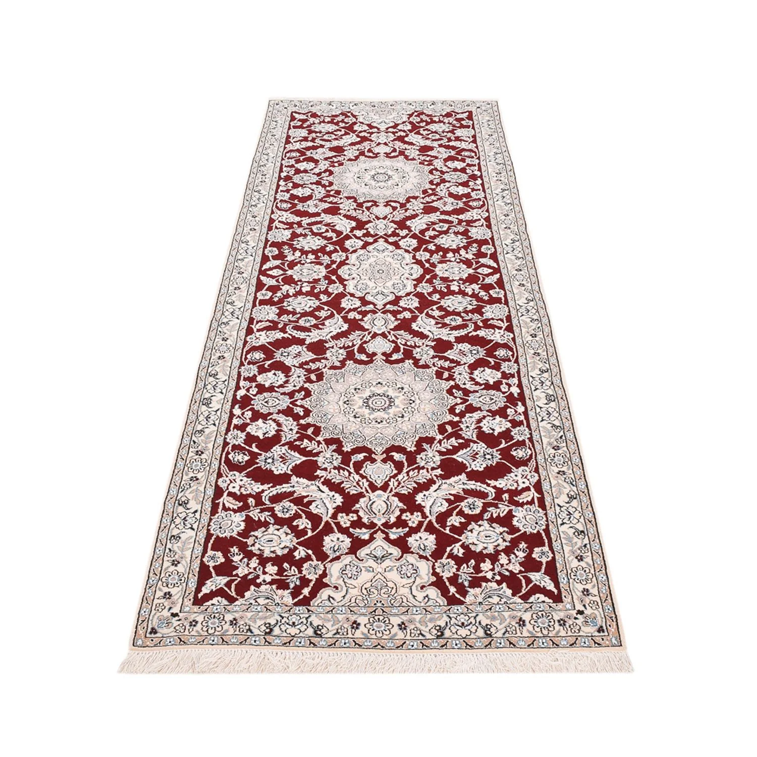 Läufer Perser - Nain - Royal - 275 x 93 cm - rot - Image 5