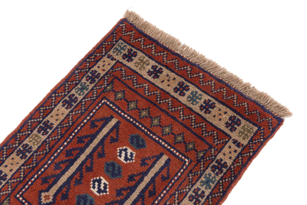 Läufer Perser - Nomadic - 195 x 60 cm - dunkelrot - Image 4