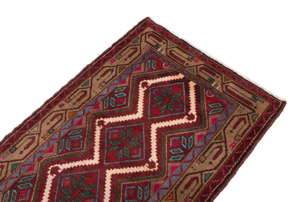 Läufer Perser - Nomadic - 260 x 87 cm - rost - Image 4