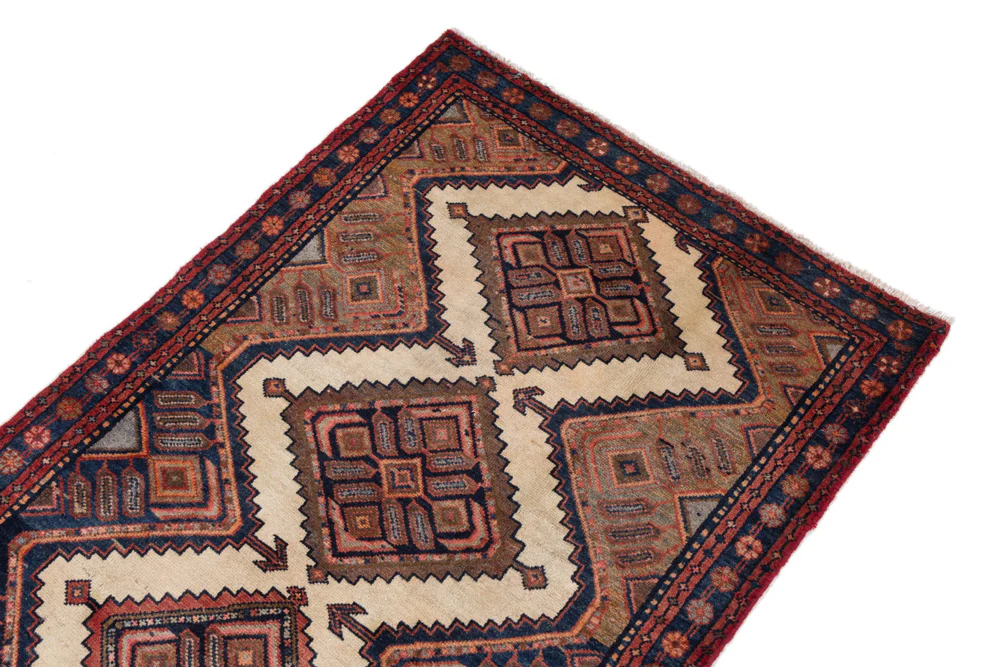 Läufer Perser - Nomadic - 295 x 99 cm - rost - Image 4