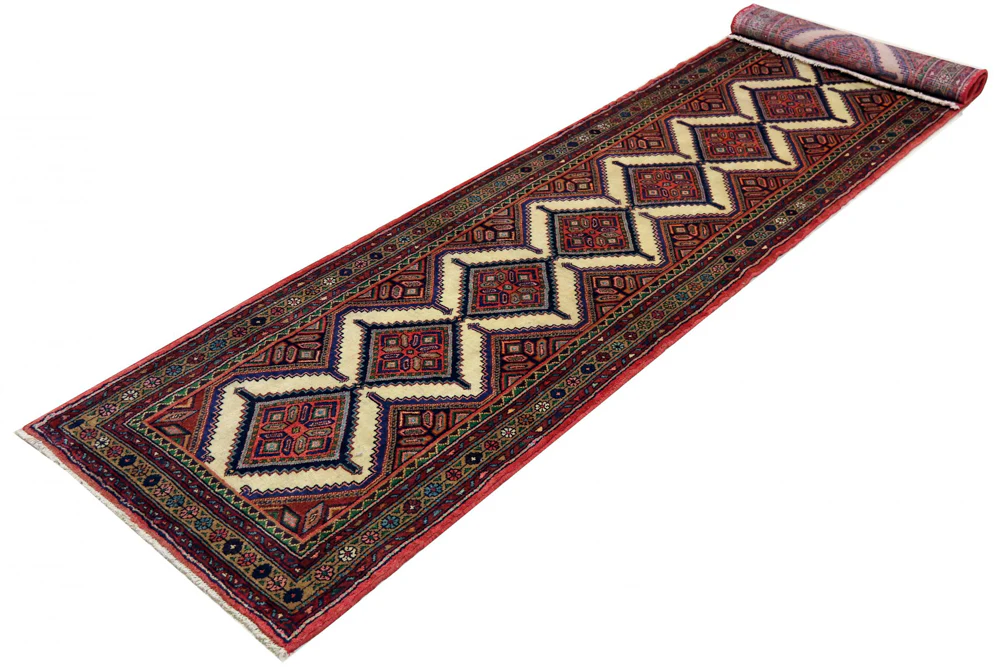 Läufer Perser - Nomadic - 350 x 87 cm - dunkelbeige - Image 3