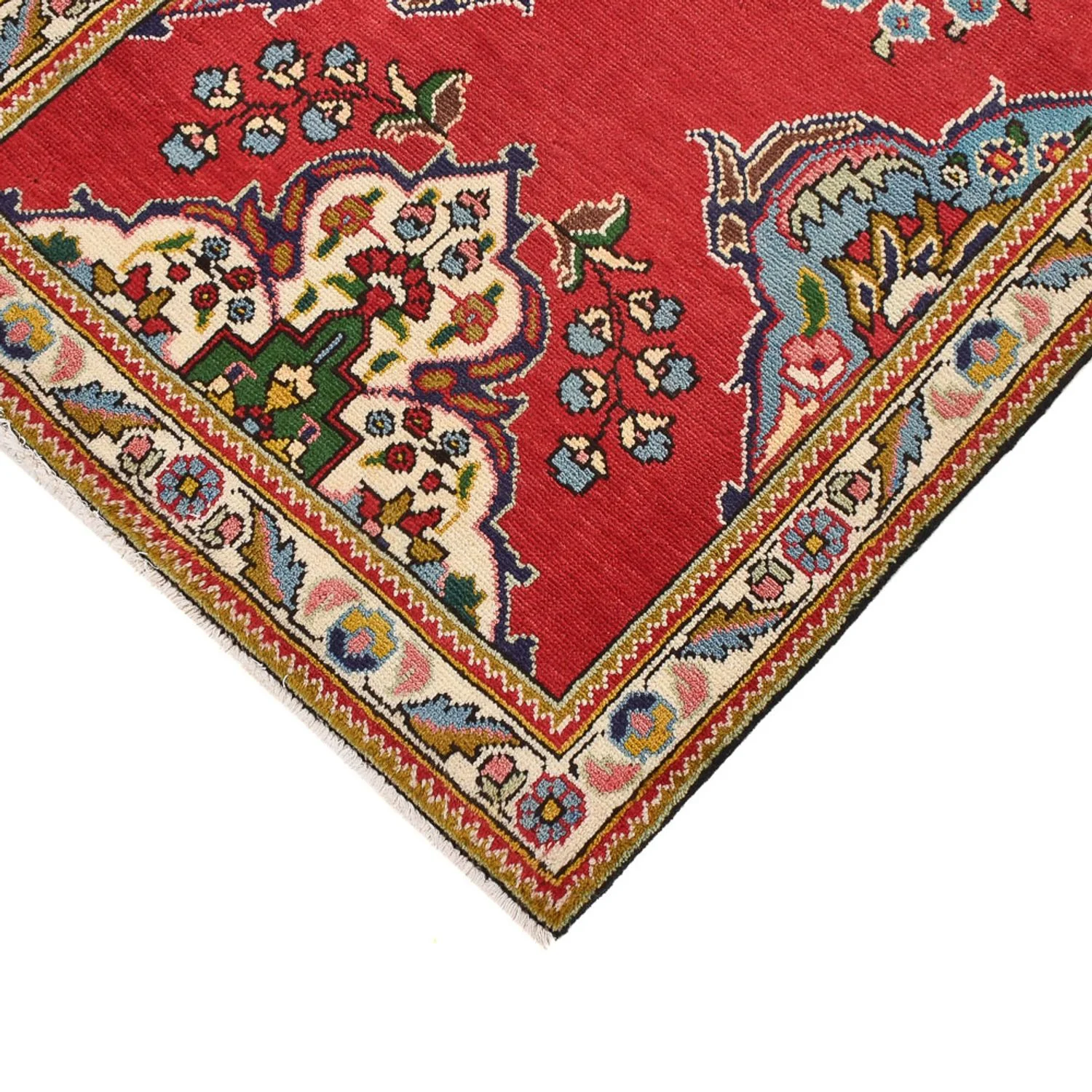 Läufer Perser - Täbriz - 343 x 80 cm - rot - Image 2