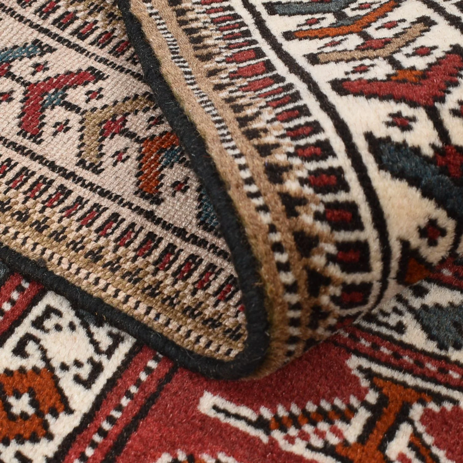 Läufer Turkaman - 186 x 76 cm - mehrfarbig - Image 4