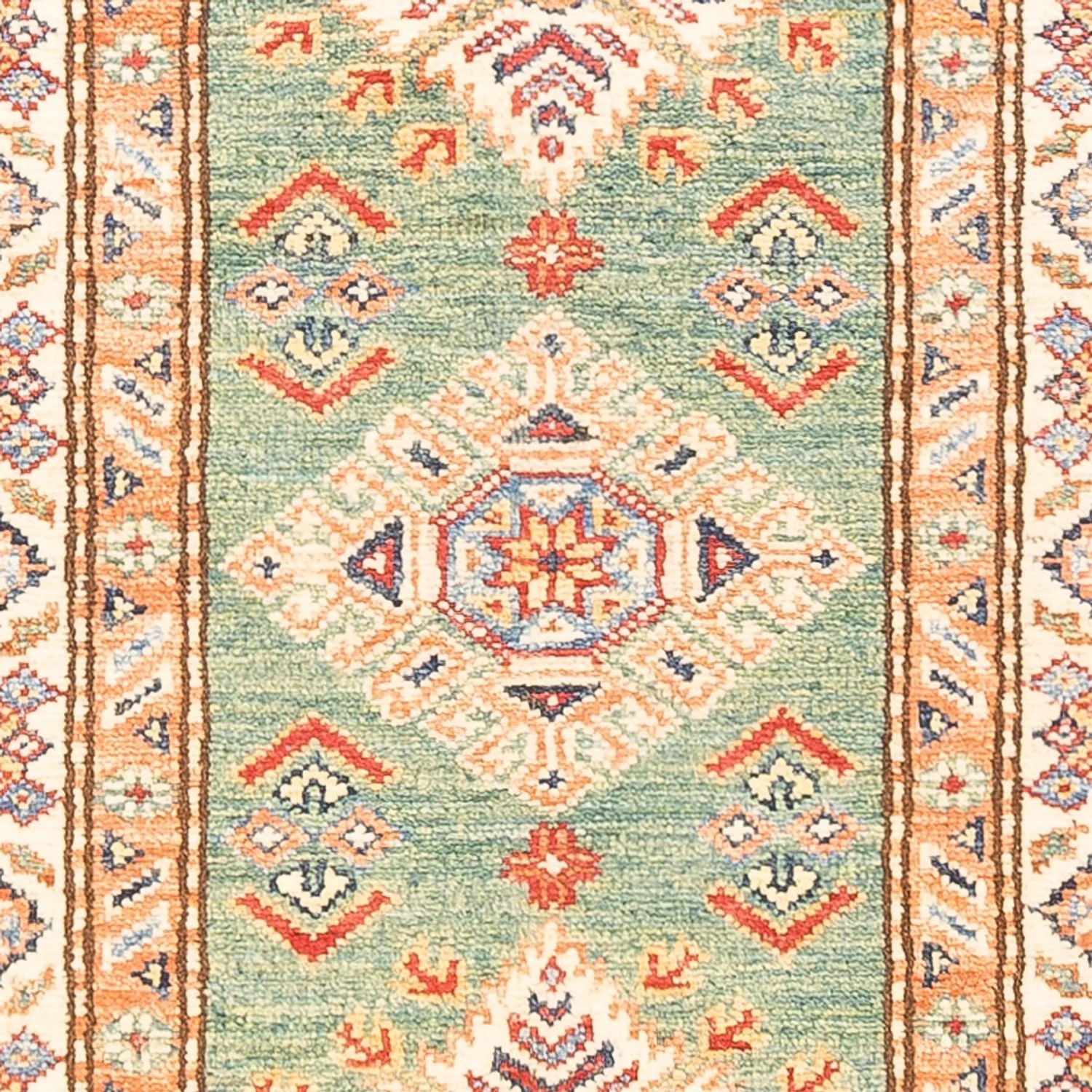 Läufer Ziegler - Kazak - 184 x 59 cm - hellgrün - Image 2
