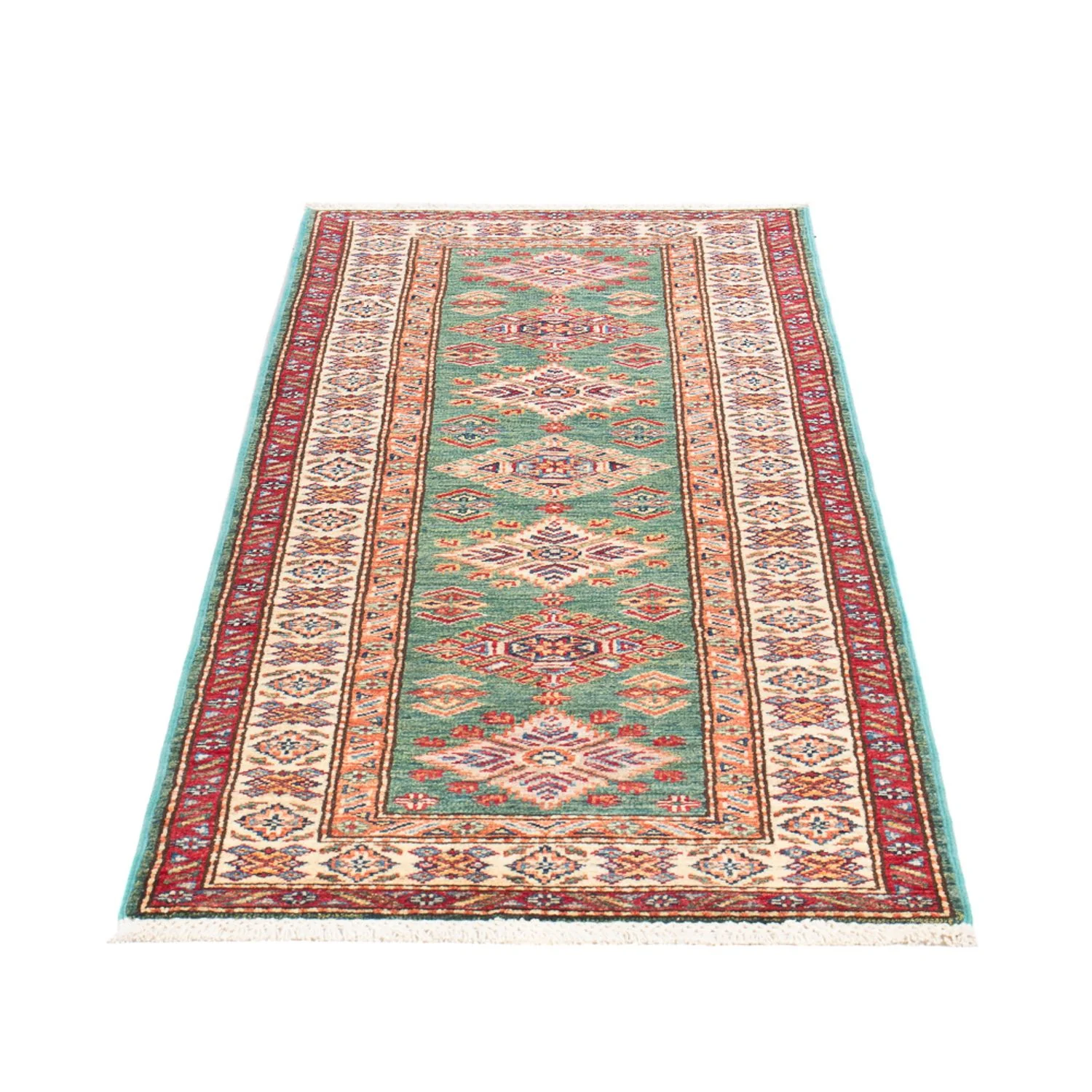 Läufer Ziegler - Kazak - 184 x 59 cm - hellgrün - Image 5