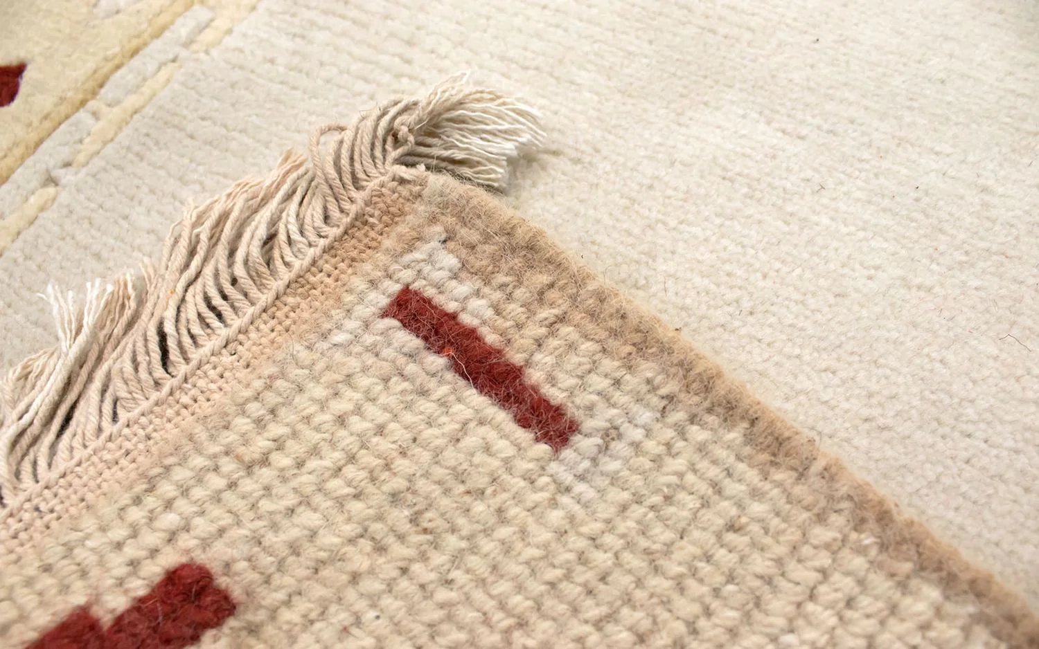 Nepal Teppich 140 x 70 cm - beige - Image 6