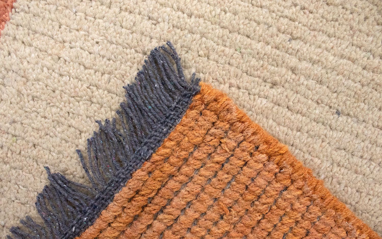 Nepal Teppich 140 x 70 cm - beige - Image 3