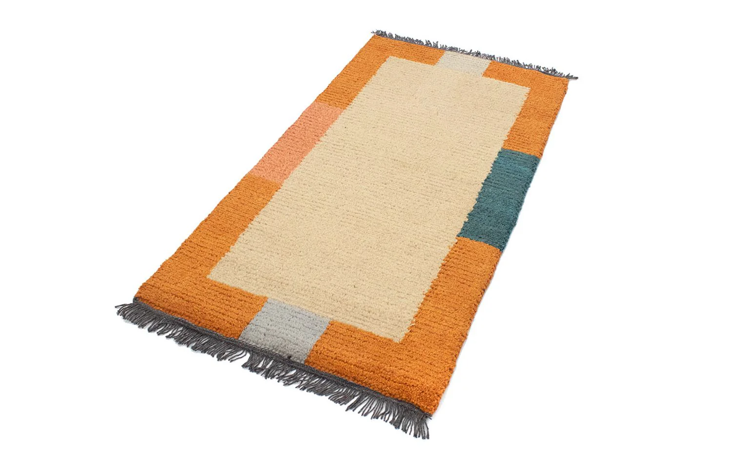 Nepal Teppich 140 x 70 cm - beige - Image 4