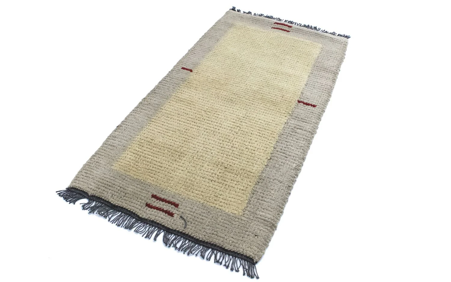 Nepal Teppich 140 x 70 cm - beige - Image 4