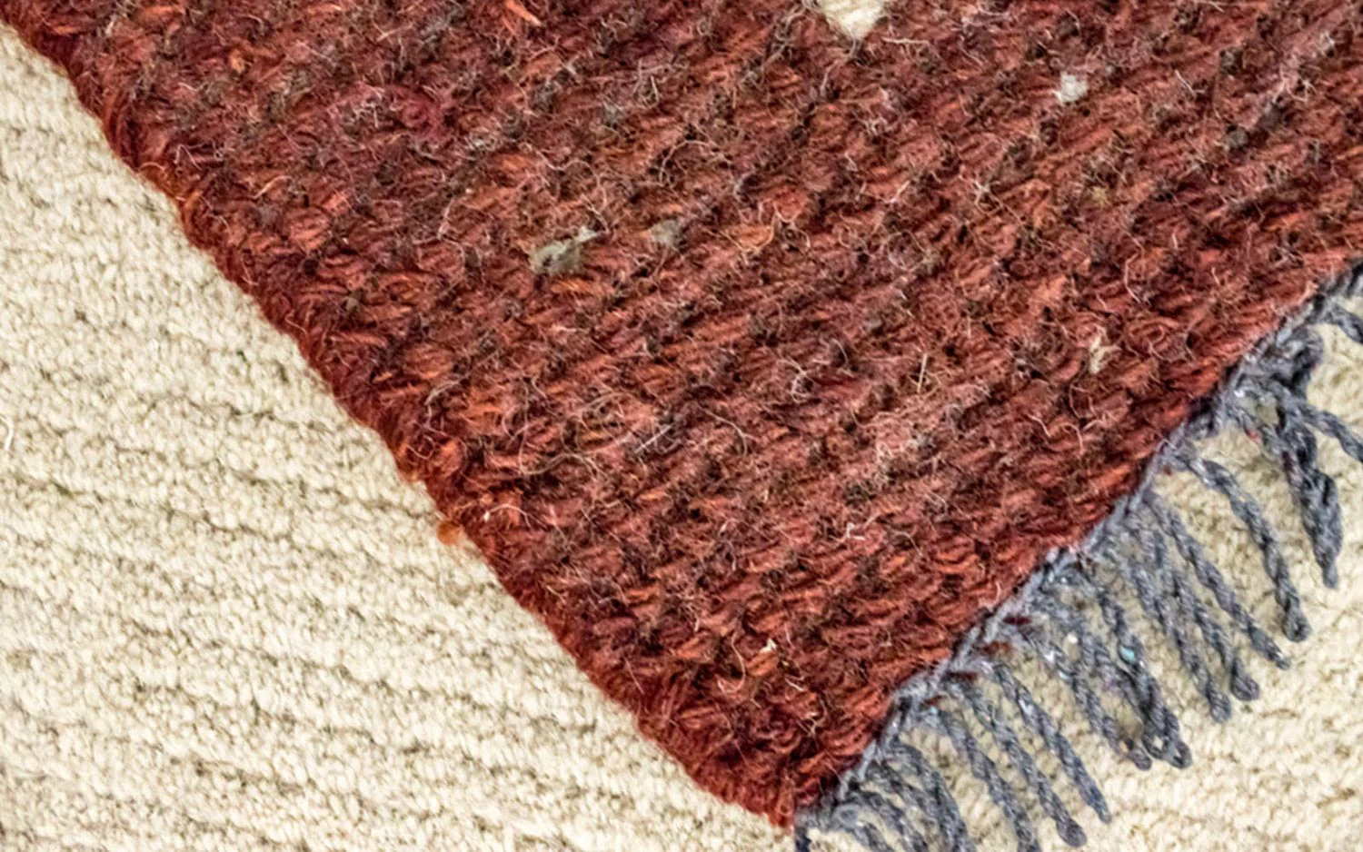 Nepal Teppich 140 x 70 cm - beige - Image 3