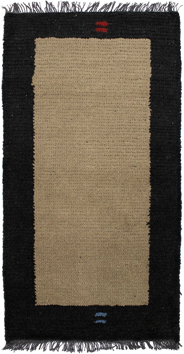 Nepal Teppich 140 x 70 cm - beige