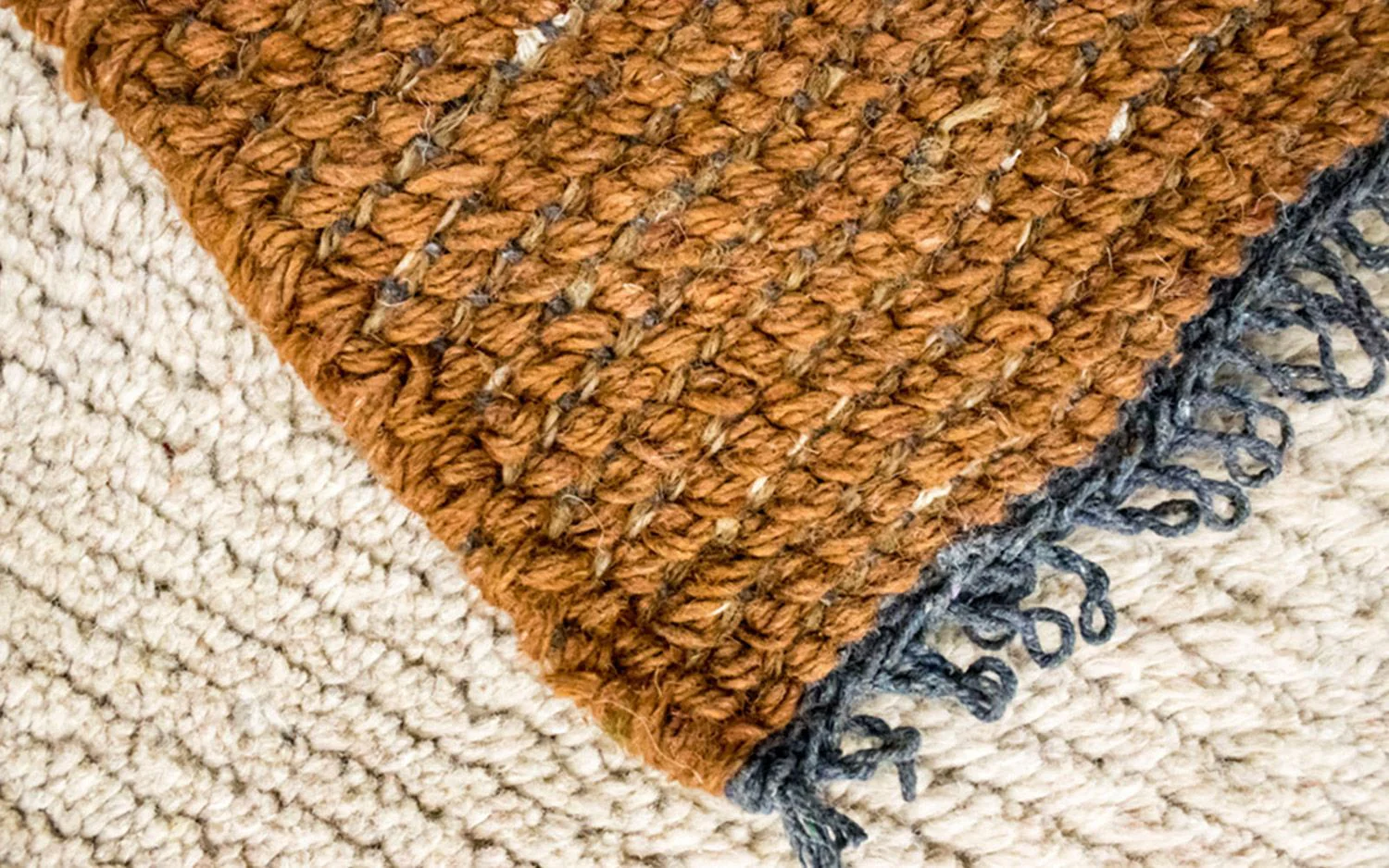 Nepal Teppich 140 x 70 cm - beige - Image 3