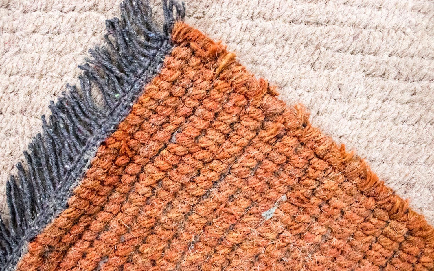 Nepal Teppich 140x70cm - Wollteppich - Image 3
