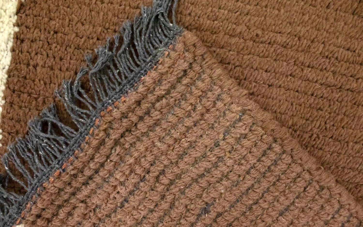 Nepal Teppich 140 x 70 cm - braun - Image 3