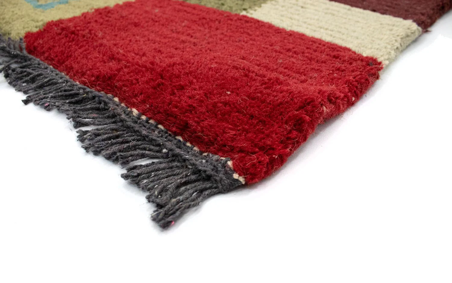 Nepal Teppich 140 x 70 cm - grün - Image 2