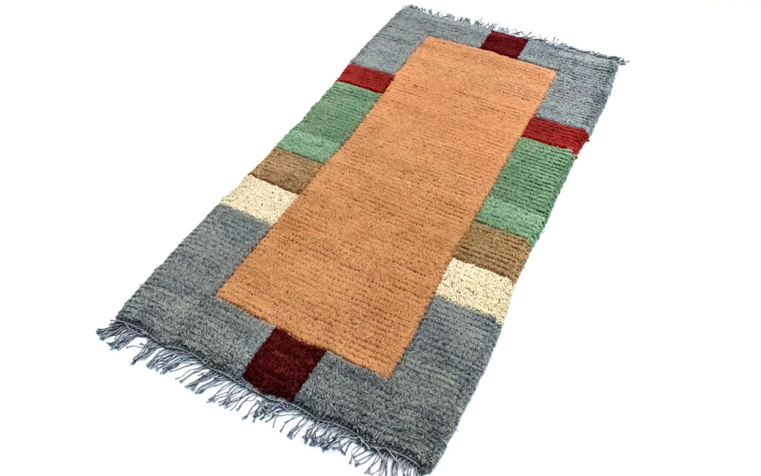 Nepal Teppich 140 x 70 cm - mehrfarbig - Image 4