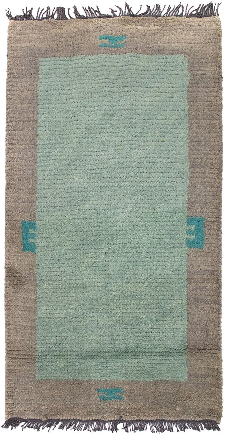 Nepal Teppich 140 x 70 cm - mehrfarbig