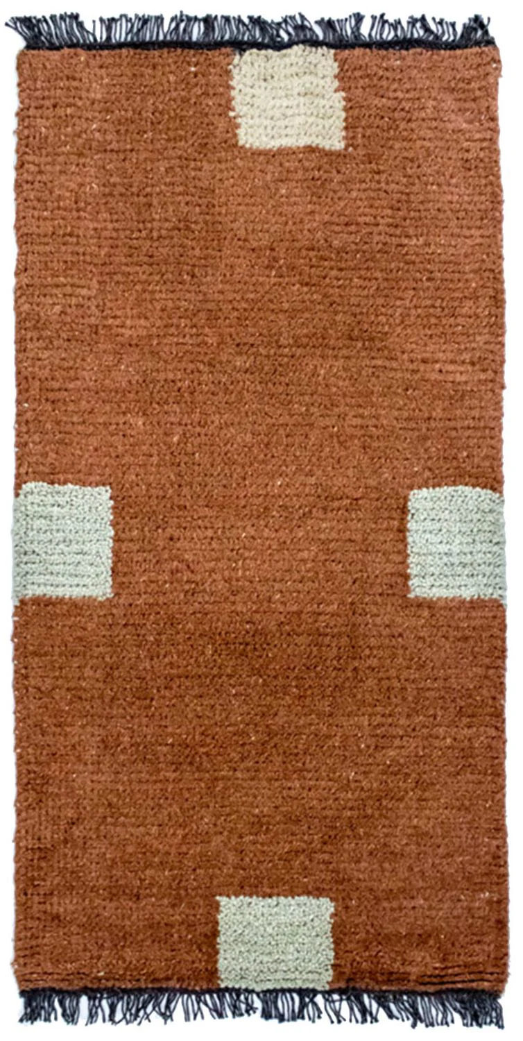 Nepal Teppich 140x70cm - Wollteppich