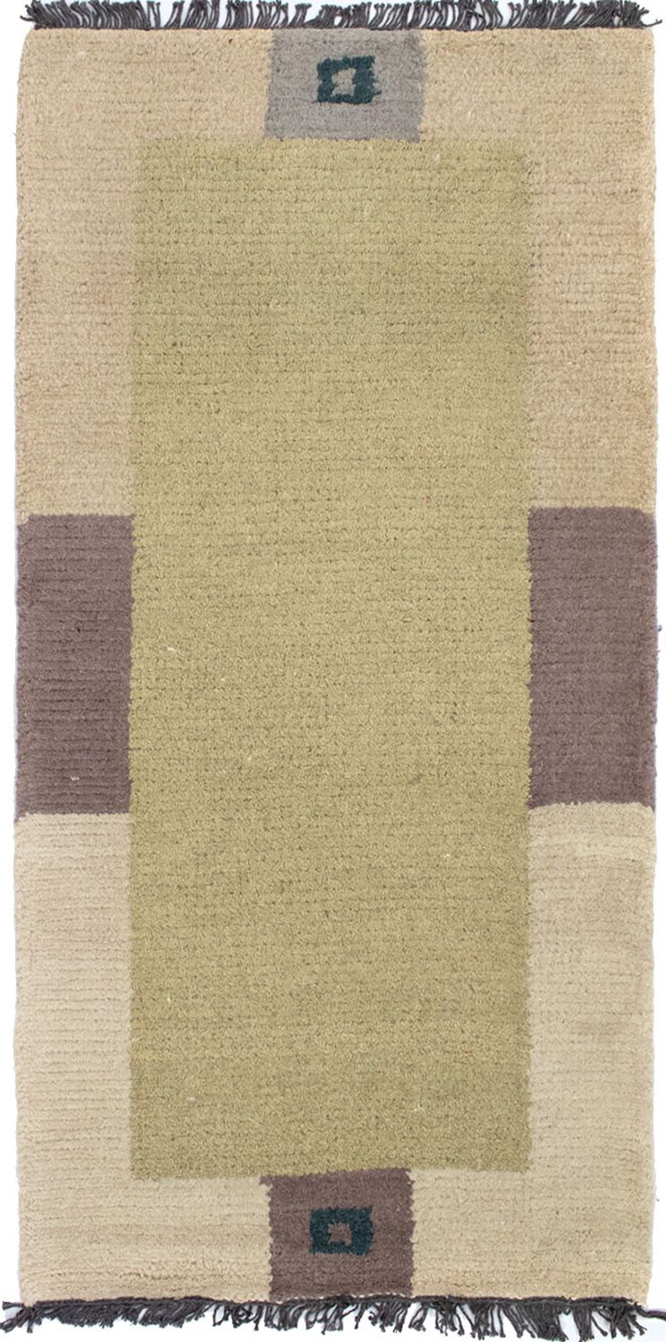 Nepal Teppich 140 x 70 cm - mehrfarbig