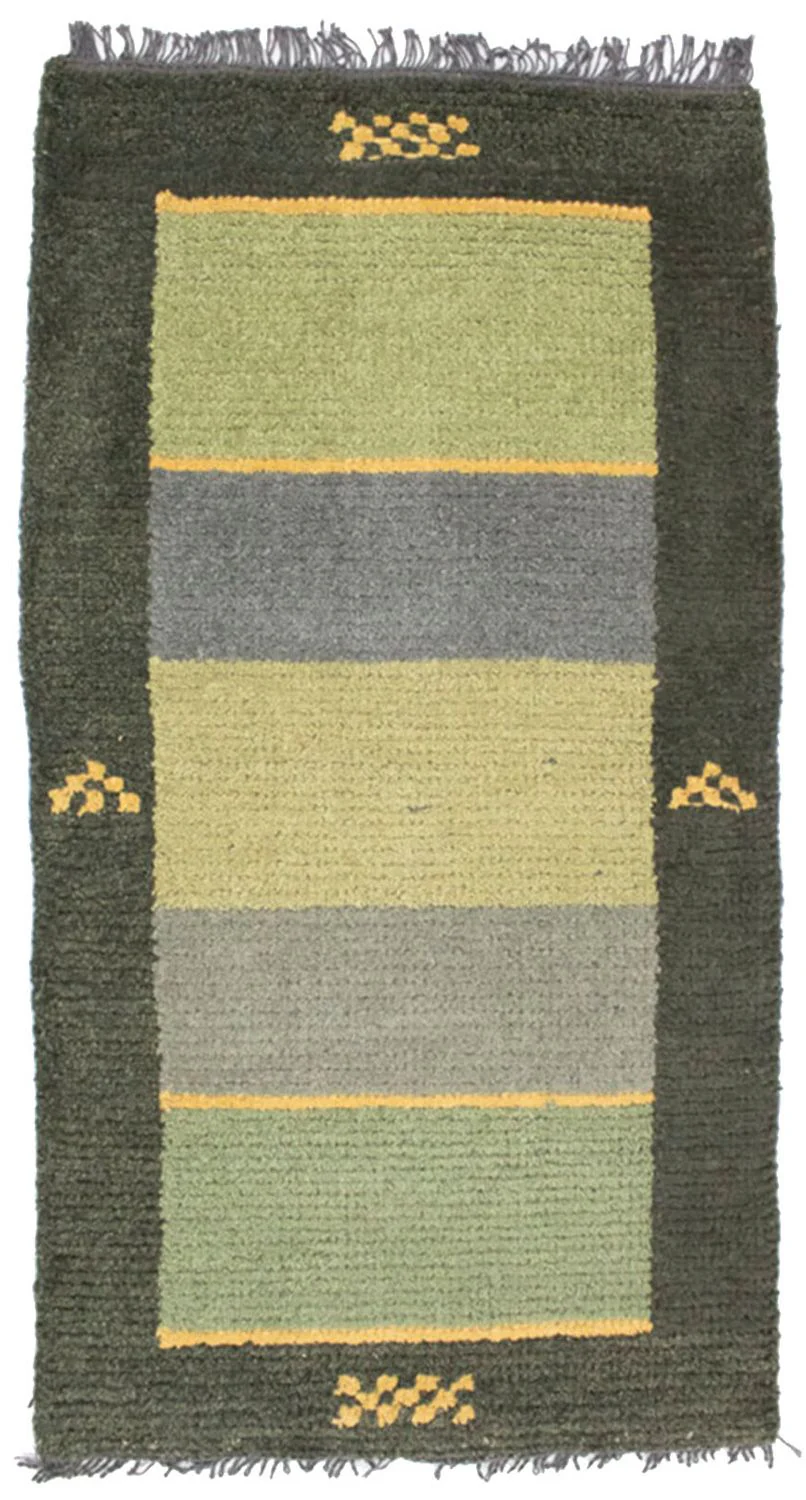 Nepal Teppich 140 x 70 cm - mehrfarbig