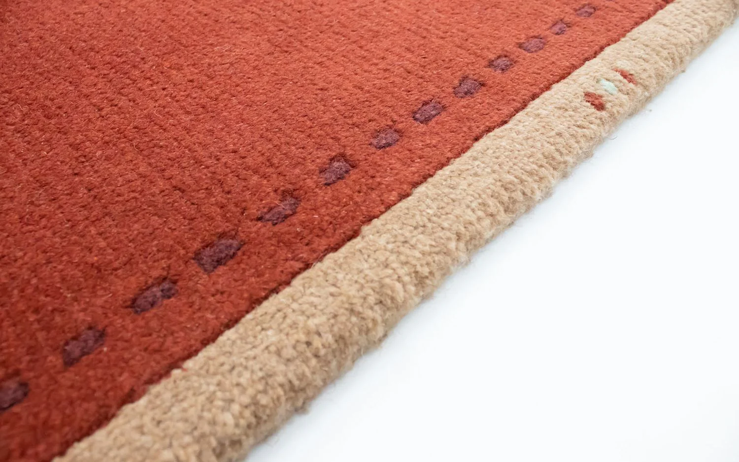 Nepal Teppich 140 x 70 cm - orange - Image 3