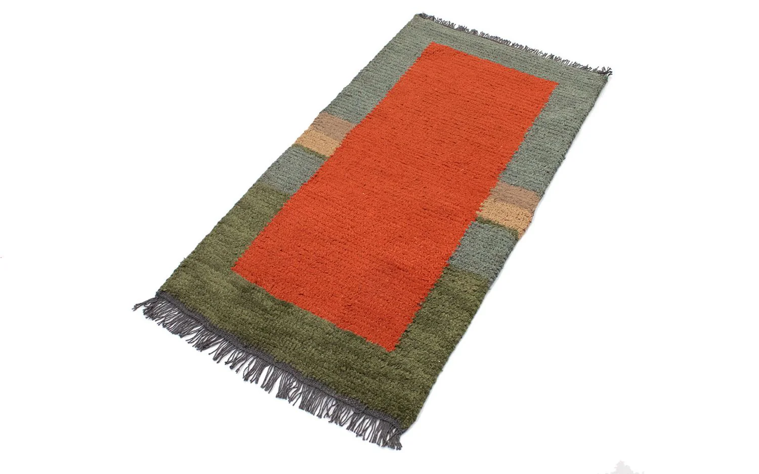Nepal Teppich 140 x 70 cm - rot - Image 4