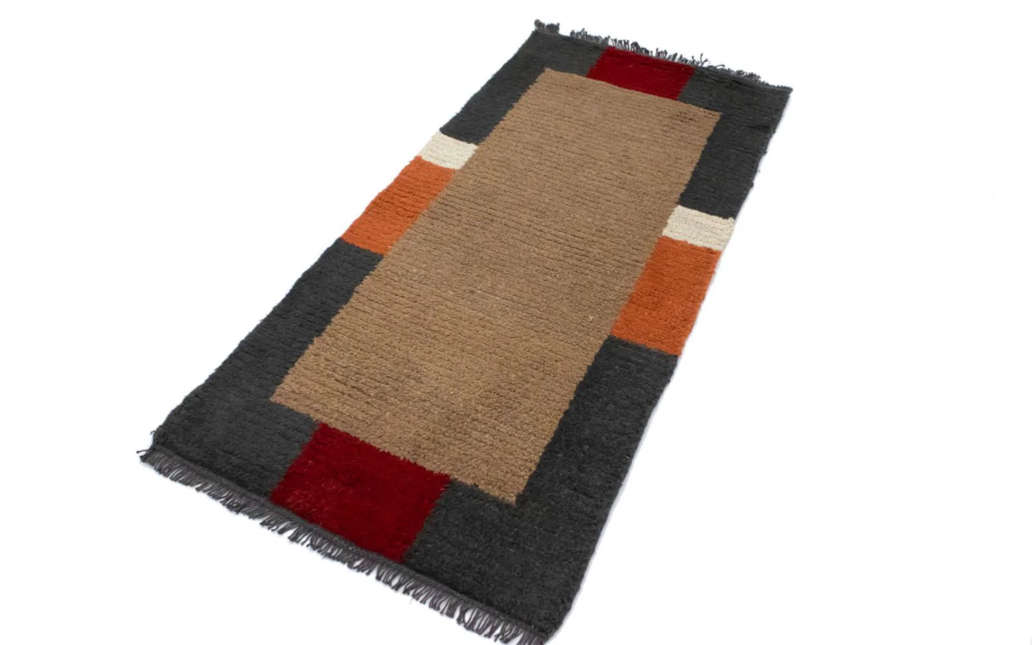 Nepal Teppich 140 x 70 cm - braun - Image 10