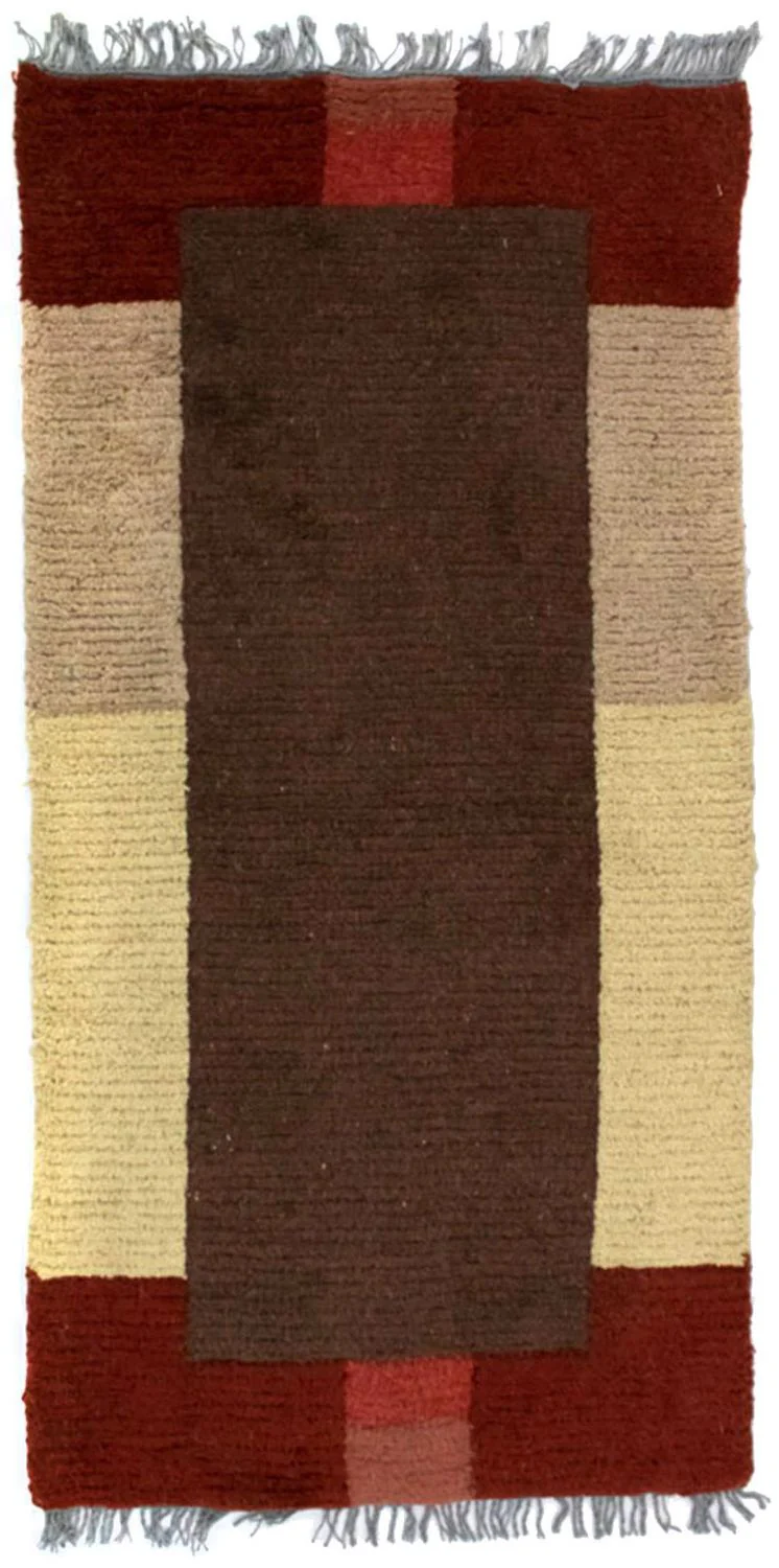 Nepal Teppich 140 x 70 cm - braun - Image 19