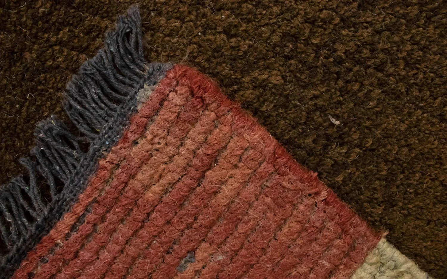 Nepal Teppich 140 x 70 cm - braun - Image 3