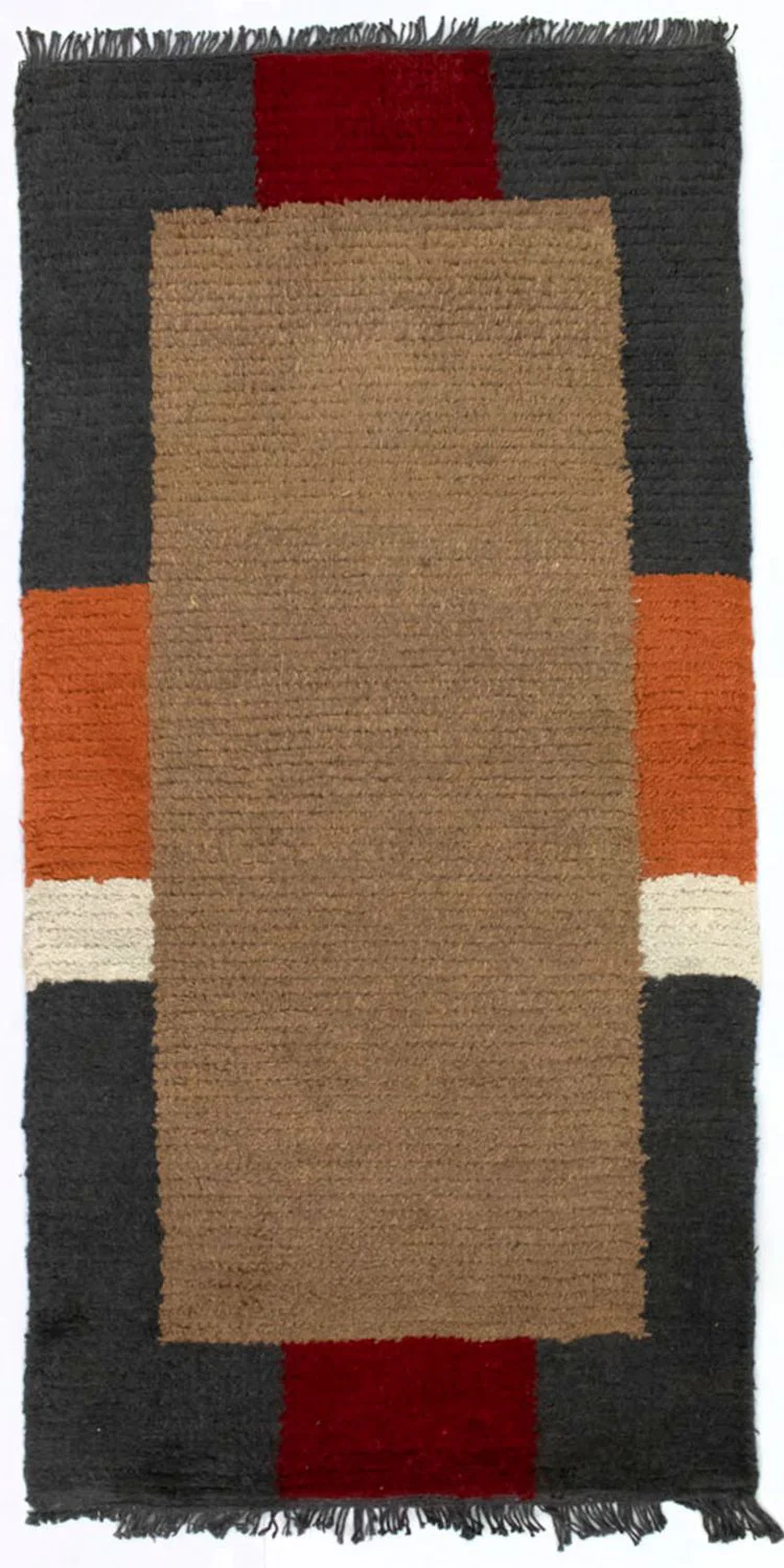 Nepal Teppich 140 x 70 cm - braun - Image 7