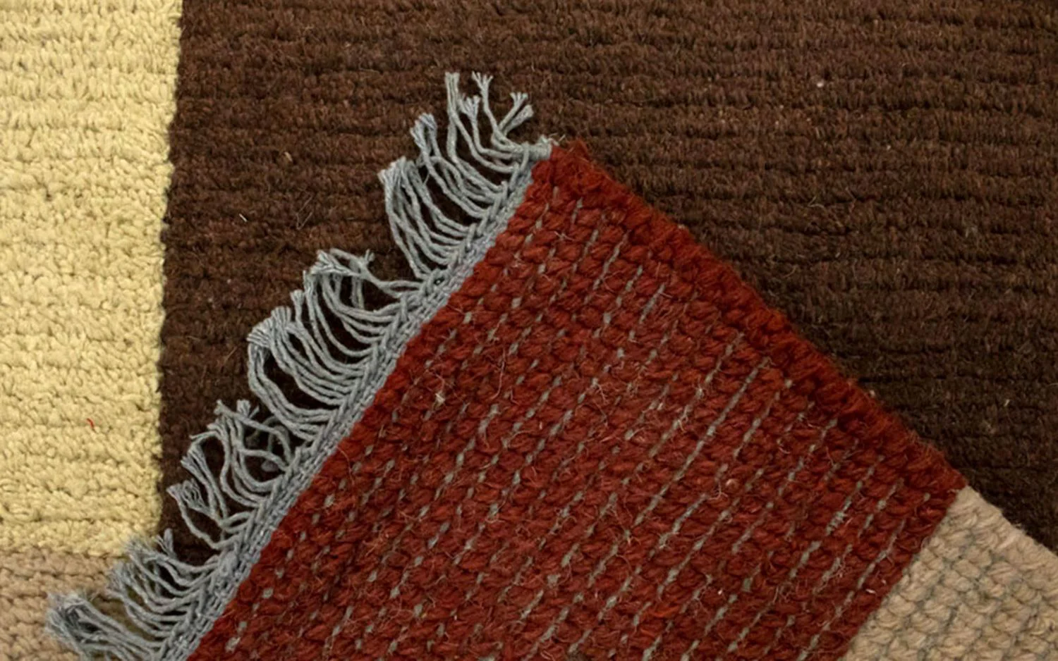 Nepal Teppich 140 x 70 cm - braun - Image 3