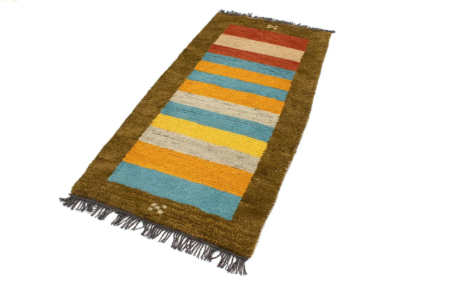 Nepal Teppich 140 x 70 cm - mehrfarbig - Image 4