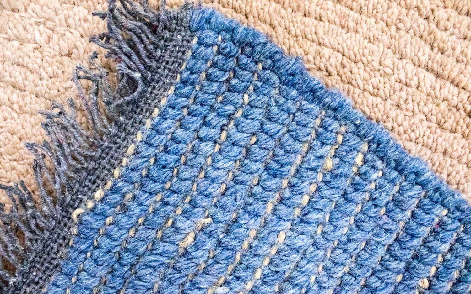 Nepal Teppich 140 x 70 cm - mehrfarbig - Image 3