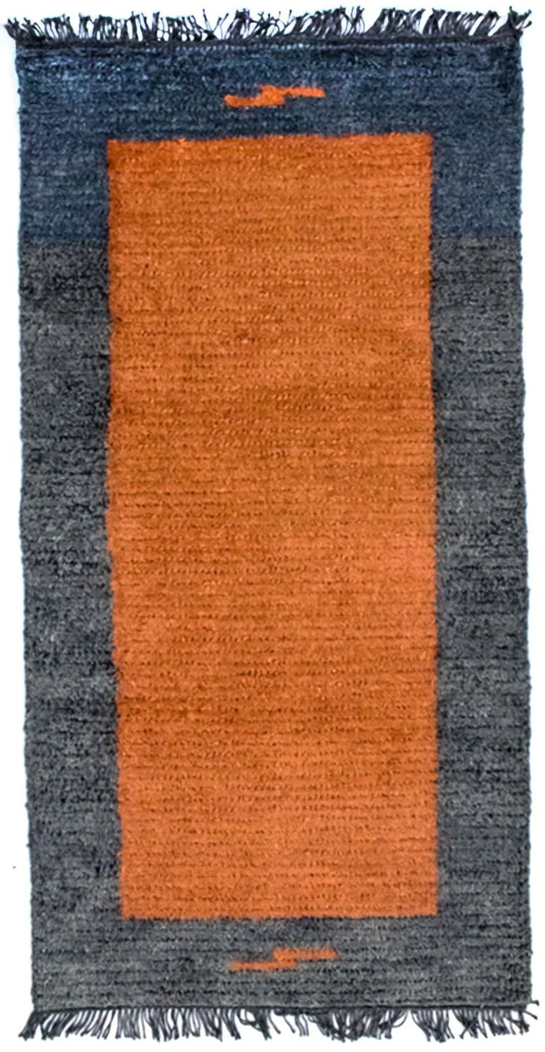 Nepal Teppich 140 x 70 cm - mehrfarbig