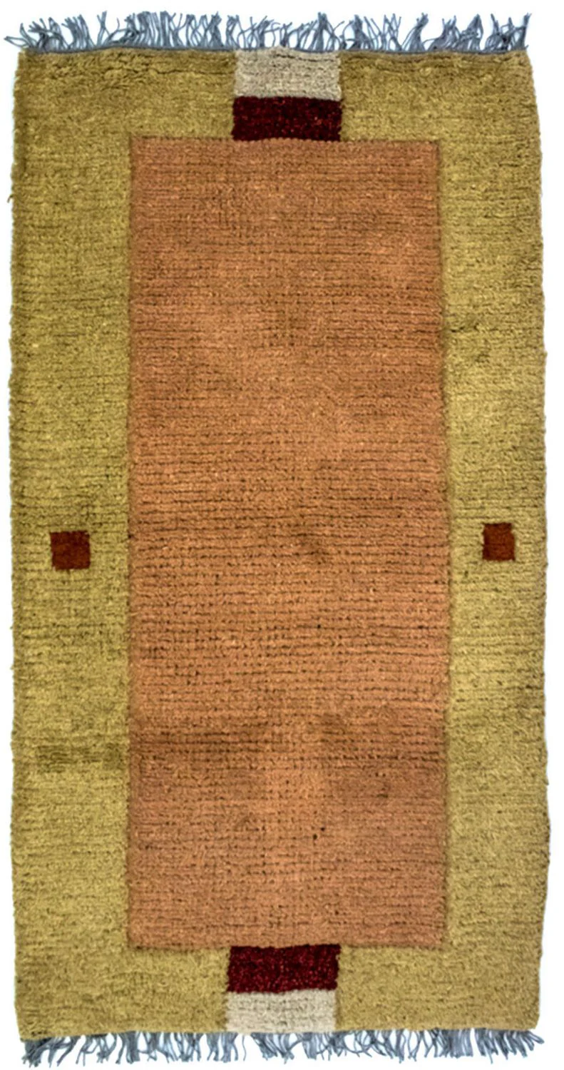 Nepal Teppich 140 x 70 cm - mehrfarbig