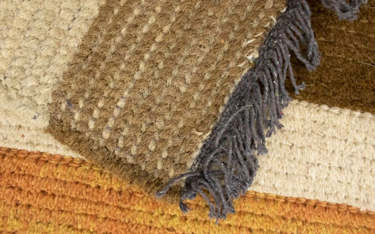 Nepal Teppich 140x70cm - Wollteppich - Image 3