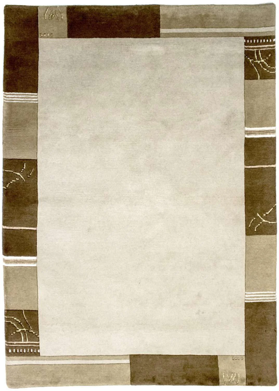 Nepal Teppich 195 x 144 cm Teppichbrücke