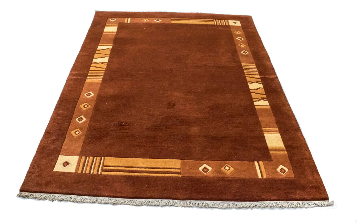 Nepal Teppich 200 x 144 cm - braun - Image 5