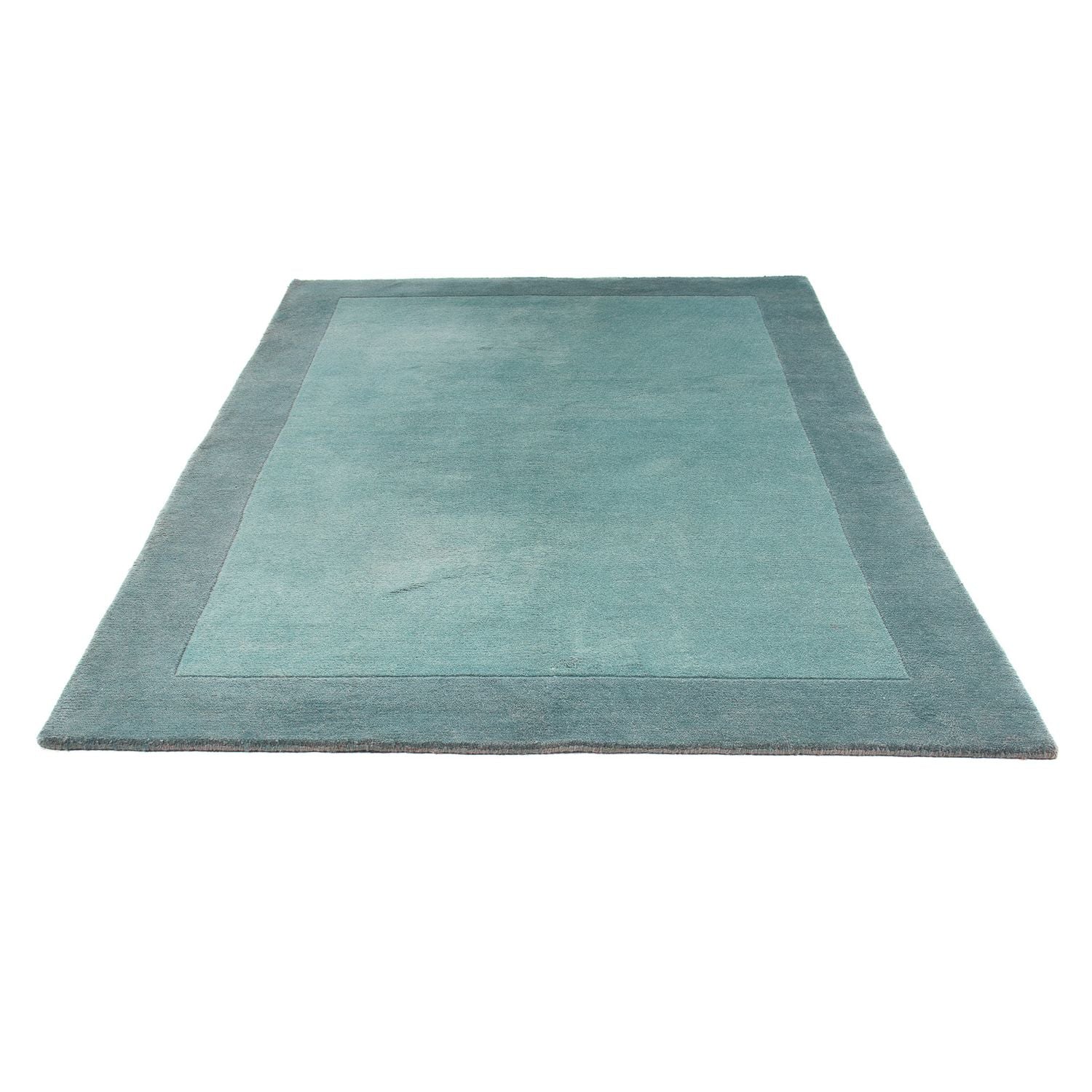 Nepal Teppich 225 x 160 cm - hellblau - Image 5