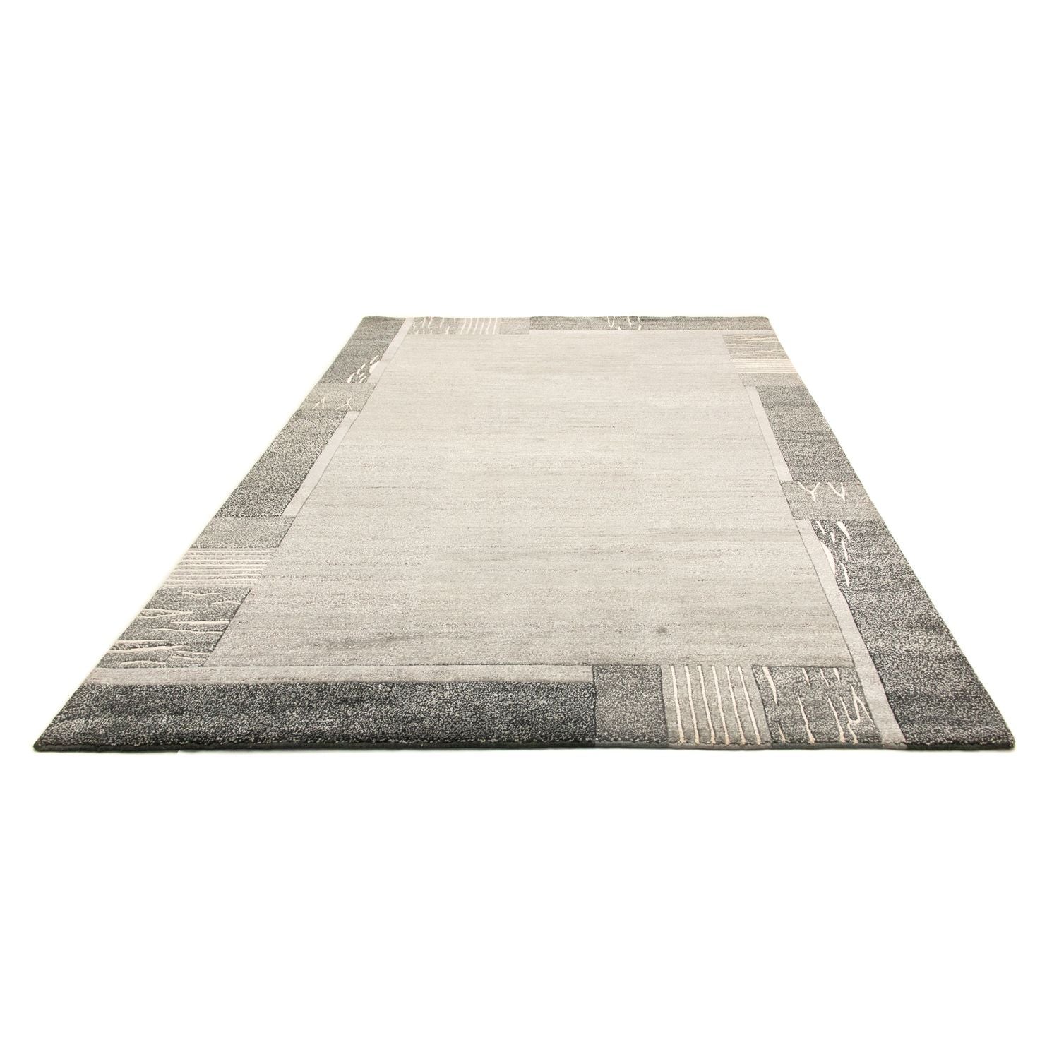 Nepal Teppich 300 x 200 cm - grau - Image 4